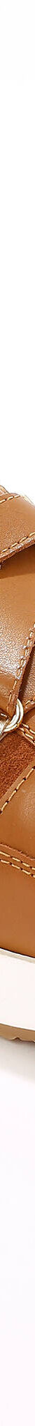 Baskets compensées zippées et scratchées en cuir (caramel) Baskets compensées zippées et scratchées en cuir (caramel)